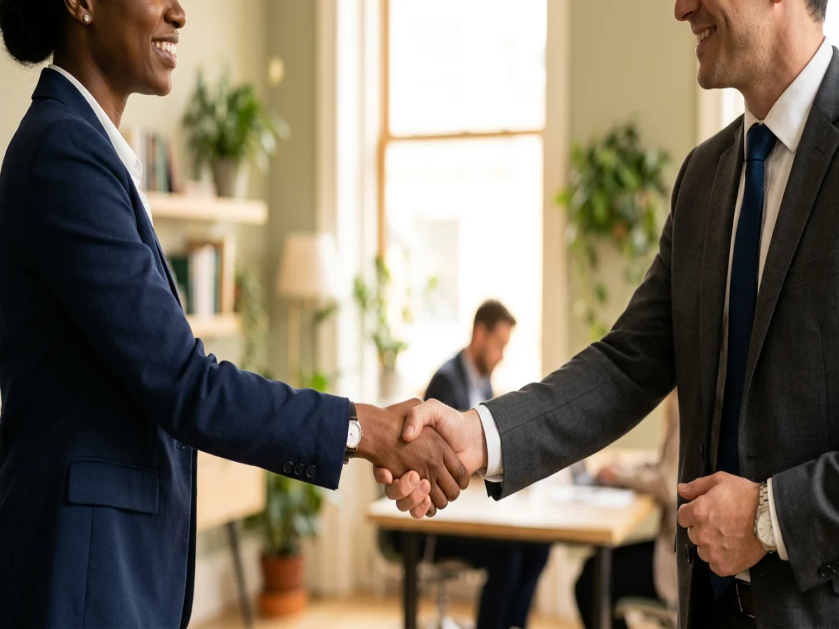 Symbolische Darstellung von Kooperation und Abstimmung, 1200x900 Pixel